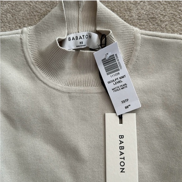 Babaton Sculpt Knit Level Mockneck Sweater - Picture 3 of 3